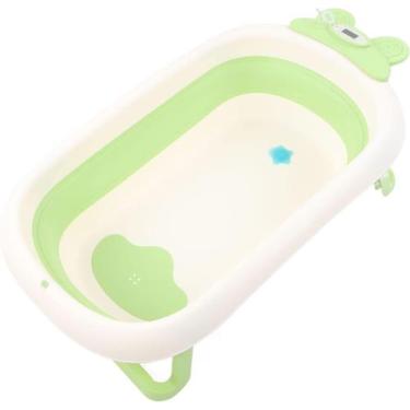 Imagem de Banheira Dobrável Infantil Para Bebê 45 Litros Dobrável Portátil Para 