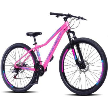 Imagem de Bicicleta Aro 29 Feminina Aluminio Queen 21V - ROWER, 15, Rosa, Lilás