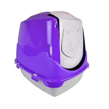 Imagem de Banheiro Pet Injet Toilet para Gatos - Tam. Único - Lilás