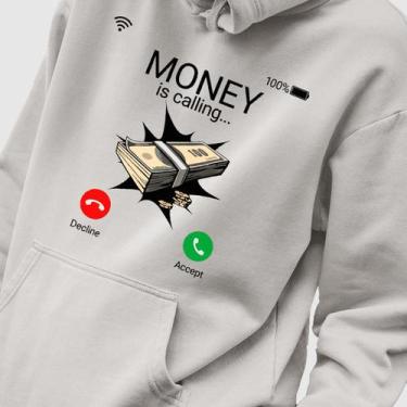 Imagem de Blusa Moletom Genuine Grit Masculina Estampada Algodão 30.1 Money Call