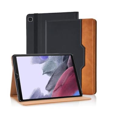 Imagem de Varohix Capa para Samsung Galaxy Tab A7 Lite 8,7 polegadas 2021 (modelo SM-T227/T225/T220) - Suporte de visualização multiângulo com alça de mão, preta