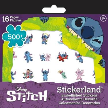 Imagem de Disney - Stitch-STICKERLAND MULTI SUBS STICKER PAD-16PGS Stickerland Bloco de adesivos com vários substratos - 16 páginas