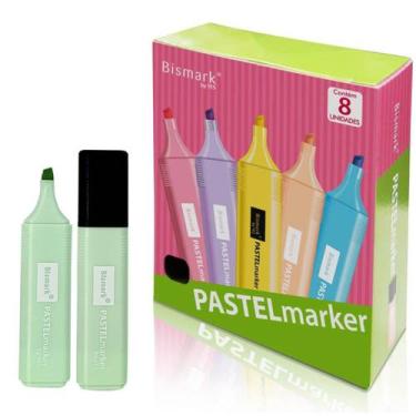 Imagem de Kit 8 Marca Textos Bismark YES Verde Pastel Alta Qualidade de Marcação