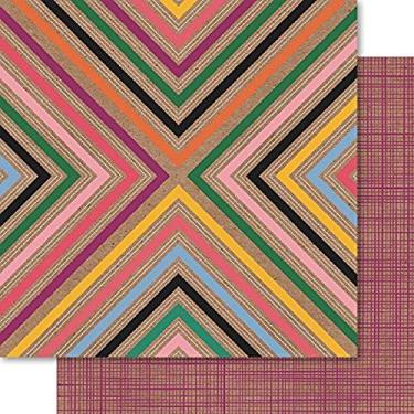 Imagem de Ruby Rock-It Bella! Krafty Goodness Papelão duplo, lateral, 10 folhas, 30,5 x 30,48 cm, Hessian