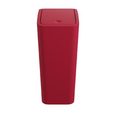 Imagem de Lixeira Cesto De Lixo Tampa Click Banheiro Cozinha 8 Litros Astra, BOR