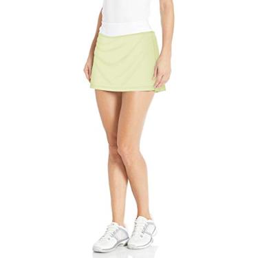 Imagem de Grand Slam Tênis feminino Core 35,5 cm com pregas nas costas, Mini Geo Sharp Green, G