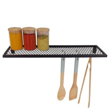 Imagem de Prateleira Strassis Design SD-3020 Metal Cor: Preta