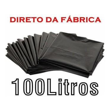 Imagem de Saco De Lixo 100 Litros 100 Unidade Resistente P/entrega - HIGIPACK