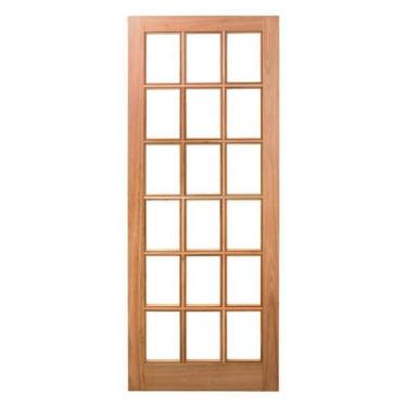 Imagem de Porta PM114 Estilo em Madeira Maciça Eucalipto Cruzeiro, 60cm x 210cm