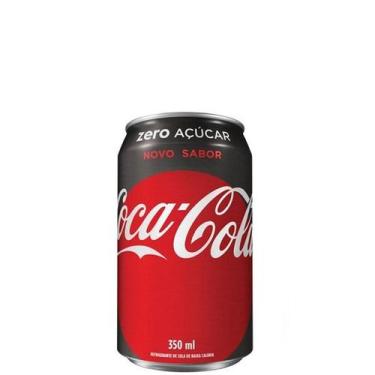 Imagem de Refrigerante de Cola Zero COCA-COLA 350ml, Original, 350ml