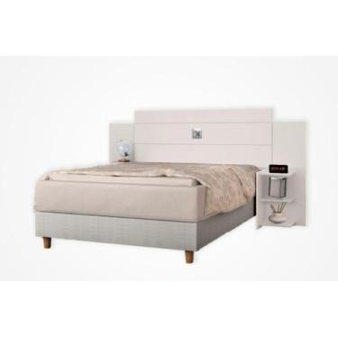 Imagem de Cabeceira para Box ACAP Casal Modelo Retrô Expansível De 1,40m Até 1,6