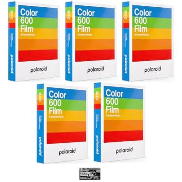 Imagem de Película colorida instantânea Impossível/Polaroid para câmeras Polaroid 600 e Polaroid Originals OneStep – Pacote com 5