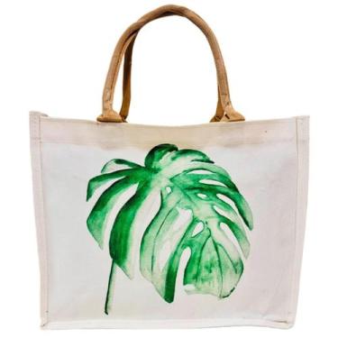 Imagem de Bolsa de Praia Feminina Sacola Estampada Verão Piscina Verde - Lis