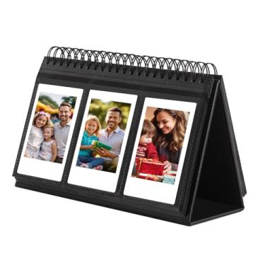 Imagem de Mini Álbum de Fotos Fujifilm Instax Mini - 96 Bolsos para Polaroid, Câmera Instantânea Instax Mini 12 11 9 40 8 7 Evo LiPlay - Capa de Couro 2 x 3