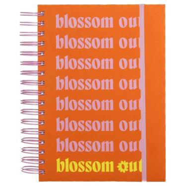 Imagem de Meu plano perfeito: Florescer, planner anual não datado para adolescentes com capa dura neon, capa Blossom out | Planner 2025