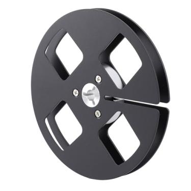 Imagem de Carretel de Fita Vazio de 1/4 5 Polegadas, Carretel Vazio de Liga de Alumínio de 4 Furos para NAGRA para Studer Revox Take Up Reel to Reel Recorder Small Hub Long Play Gravação