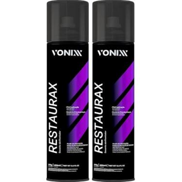 Imagem de Kit 2- Restaurax Restaurador Plástico Automotivo Aerossol Vonixx