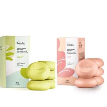 Imagem de Kit 2 Caixas de Sabonete Natura Todo dia 10 Unidades, Capim Limão e Ho