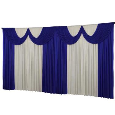 Imagem de Cortina De Malha Helanca Paris Igreja Festas Eventos 10 metros - Denni