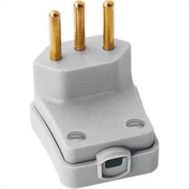 Imagem de Perlex Pino Gigante 2P+T 20A 2056 - Kit C/10 Pc