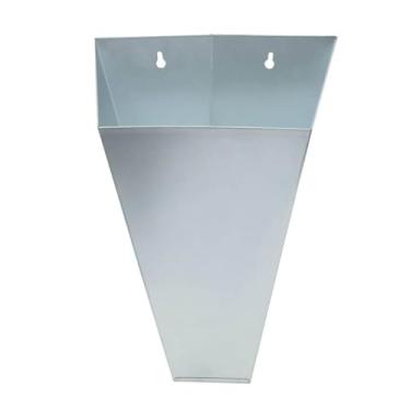 Imagem de Wulankd Cone de retenção de aço galvanizado médio para aves, cone de frango para camadas grandes, assadeiras, frangos de corte, perus até 4 kg, fácil de limpar