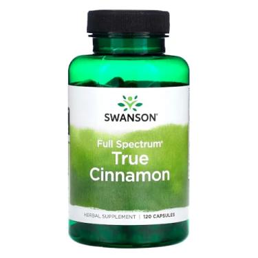 Imagem de True Cinnamon Canela Ceilão Swanson 120 Caps Importado