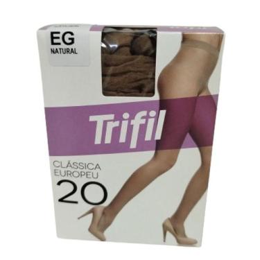 Imagem de Meia Calça Clássica Europeu Fio 20 Natural EG - Trifil
