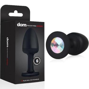Imagem de Plug Anal com Brilhante e Sistema de Pompoar interno - P5 - Sexshop - 