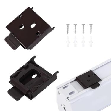 Imagem de YCUHEN Peças de reposição Coolaroo – Estores montados na parte externa, acessório de suporte de varão de cortina, peças de reposição de persianas verticais, suportes de veado e mini suportes de