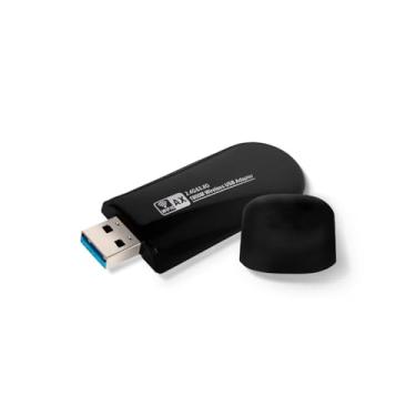 Imagem de JAPOO Adaptador WiFi para PC desktop ultrarrápido 1800Mbps Wi-Fi 6 USB adaptador de rede sem fio, banda dupla 2,4/5GHz, compatível com Windows 11/10 adaptador USB de alto ganho PC com antena integrada