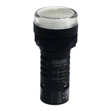 Imagem de L20-Ab7-Rg Sinaleiro Bicolor Led 24v Verde/Vermelho Metaltex, Preto e 