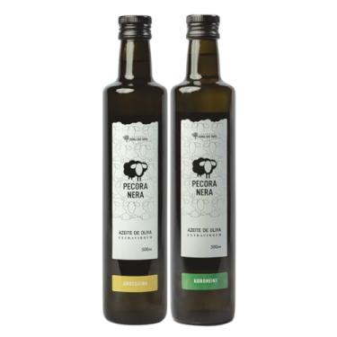 Imagem de Azeite de Oliva Extra Virgem Pecora Nera Arbequina e Koroneiki 2x500ml