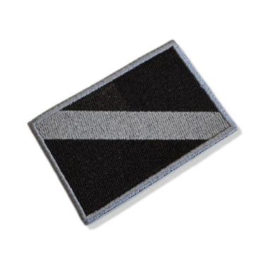 Imagem de BD0175-002 Bandeira Mergulhador Patch Bordado 7,5x5,0cm - BR44