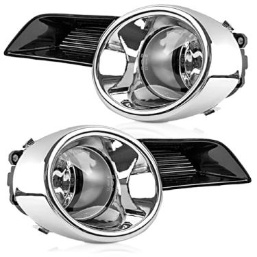 Imagem de RP Remarkable Power, Compatível com os kits de farol de neblina Highlander 2008-2011 com acabamento cromado, com lâmpadas H11-12V 55W FL7123