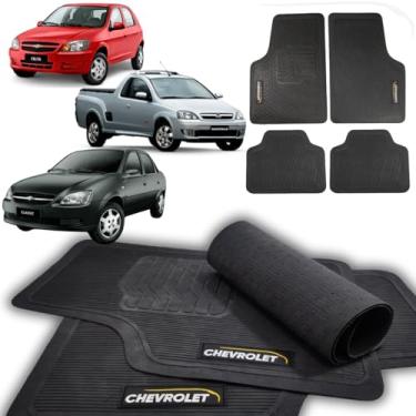 Imagem de Tapete Borracha Universal Compatível com Carros Proteção do Carpete e Assoalho