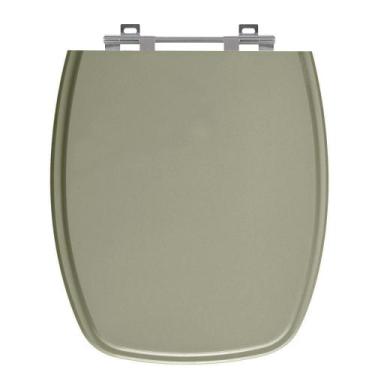 Imagem de Tampa de Vaso Laguna Cinza Escuro Tampa para Vaso Hervy em Madeira Laq