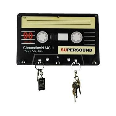 Imagem de Porta Chaves Fita K7 Antigo Vintage Retro Decoração Parede