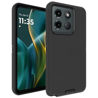 Imagem de Aliruke Capa para Moto G Stylus 5G 2025, proteção contra quedas de 4,9 m, com capa à prova de poeira, capa de telefone resistente à prova de choque de 3 camadas para Motorola Moto G Stylus 5G (2025