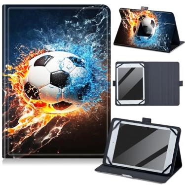 Imagem de Capa universal para tablet de 10,5 a 11,5 polegadas, compatível com o Google Pixel Tablet de 11 polegadas versão 2023, [com 4 anéis fixos] capa de proteção de couro PU ajustável à prova de choque