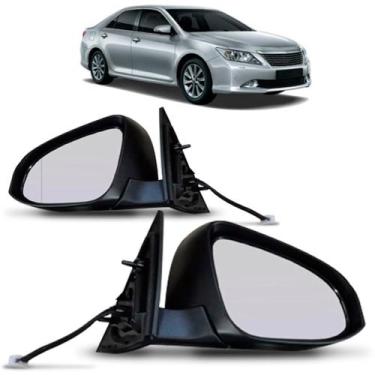 Imagem de Retrovisor Toyota Camry 2014 2015 Elétrico Retrátil Térmico Com Pisca 