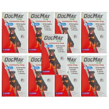 Imagem de Anti Carrapatos Pulgas Vermes e Sarna DogMax  Comprimidos para Todas a