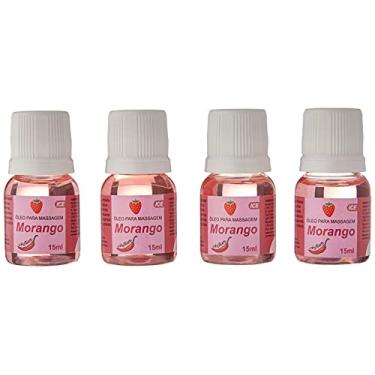 Imagem de Chillies Kit de Gels de Massagem Gel Lubrificante Morango Esfria Ice Comestível 6ml Adultos Sexualmente Ativos