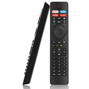 Imagem de Controle remoto universal para Philips TV, NH800UP substituição para Philips Android LED LCD 4K Smart TVs 43PFL5766 50PFL5604 65PFL5504 65PFL5604 75PFL5704 e mais (sem função de voz)