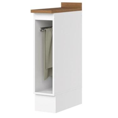 Imagem de Balcao Porta Toalha Tampo 20 cm C362 Americana Branco Nature Henn, Bra