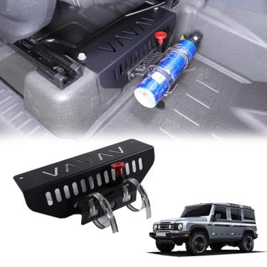 Imagem de Tumukiw Suporte De Montagem Extintor Incêndio Ajustável Liberação Rápida Sob O Assento Compatível Com Ineos Grenadier 2020-2024 Amarração Garrafa Aço Carbono