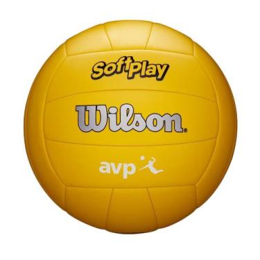 Imagem de Bola Vôlei Wilson Avp Soft Play Unissex WV4005906XBO, U, Amarelo