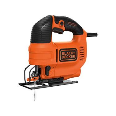 Imagem de Black Decker Serra Tico Tico, Potência de 550W, para Cortes em Madeira, Acrílico e Alumínio, Modelo KS701PEK, 110V