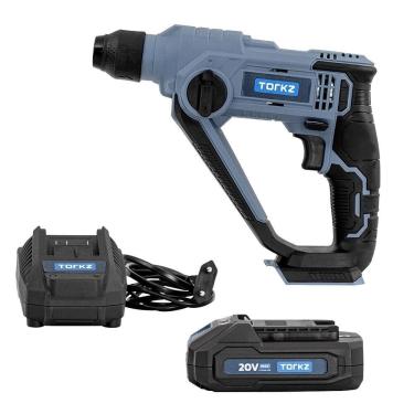 Imagem de Martelete TRB0002, Bateria e Carregador de Bateria Torkz, 20 Volts