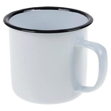 Imagem de Caneca Esmaltada 300ml Retro Branca - 6 Undades