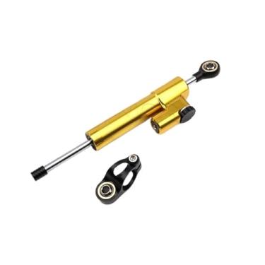 Imagem de Suporte universal para amortecedor de direção estabilizador para motocicleta 256 mm, compatível com YAMAHA MT09 MT FZ 09 FZ09 2013-2020 pcx160 Suzuki(Gold)
